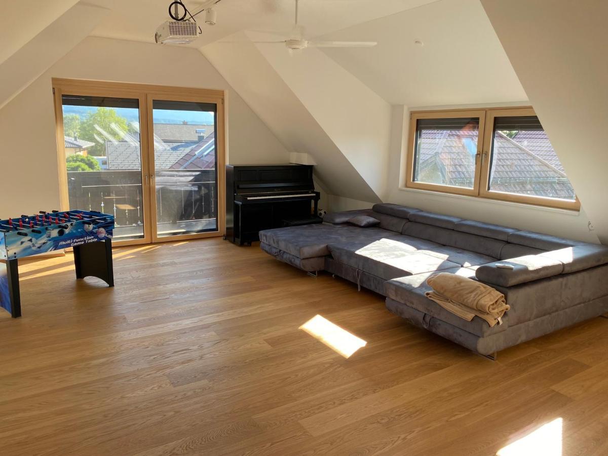 Salzburg-Loft Im Stadtteil Leopoldskron-Moos 120Qm Mit Balkon & Untersbergblick מראה חיצוני תמונה